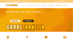 Desktop Screenshot of grrrltraveler.com
